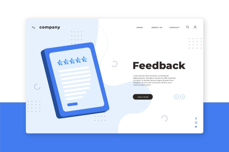 Feedback form illustration