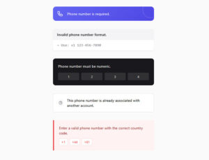 Form Error Message Examples and Best Practices