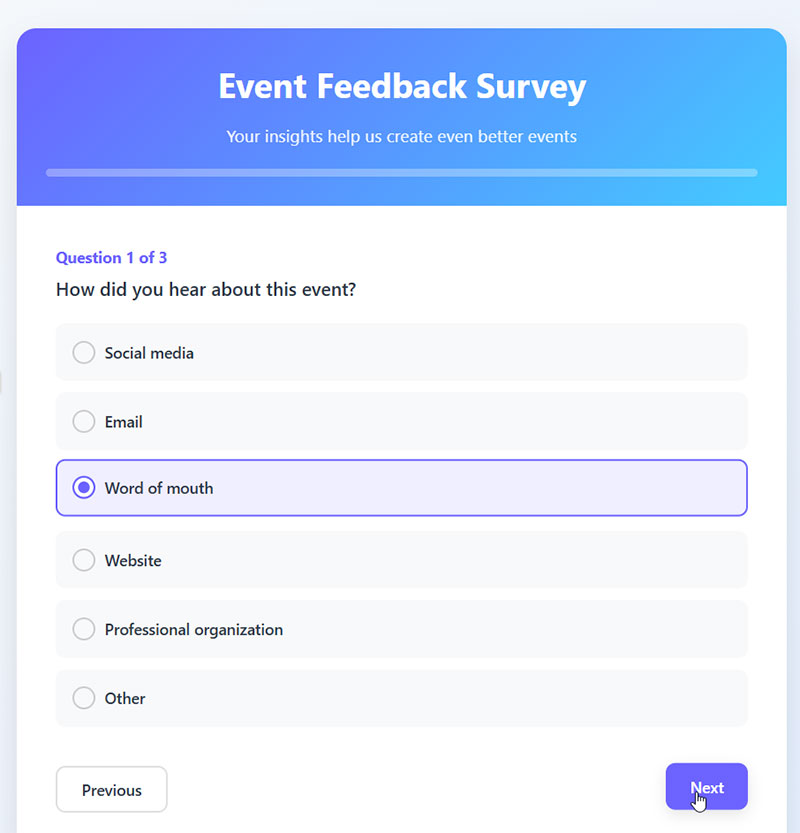 Basic Attendee Information