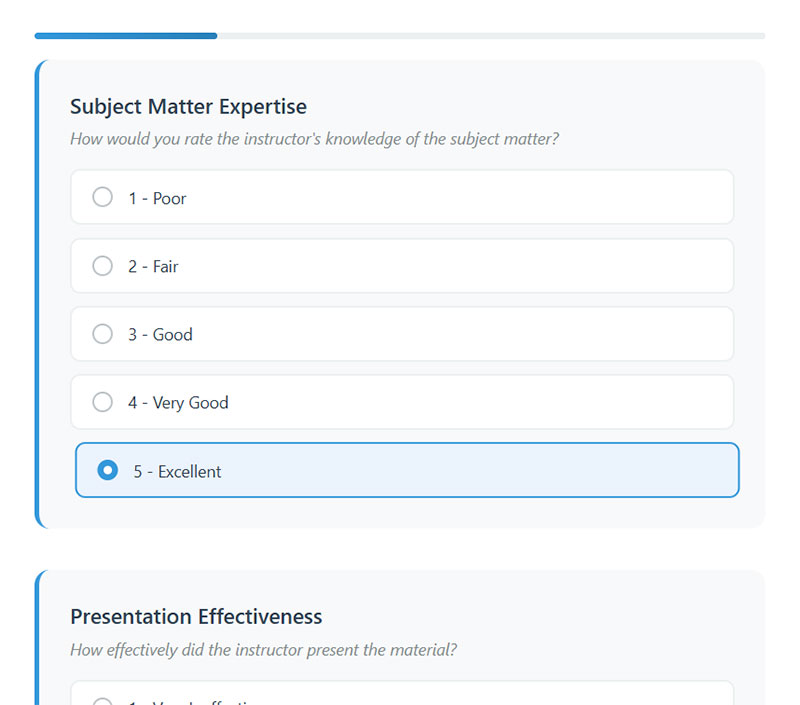Facilitator Effectiveness