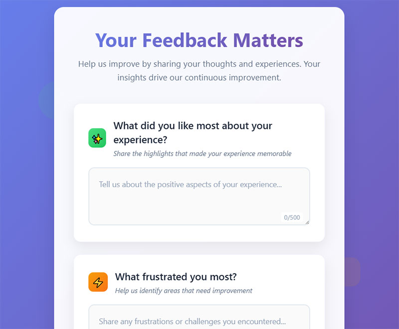 Open-Ended Questions