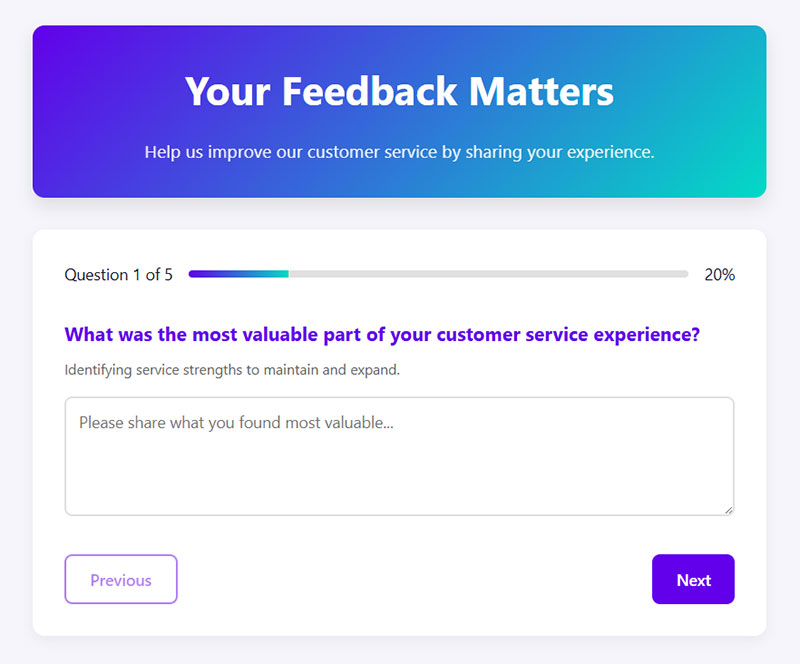 Open Feedback