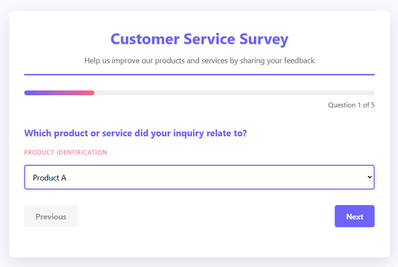 Service Feedback