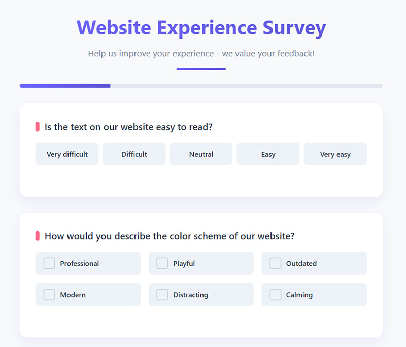 Visual Design Layout