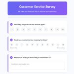Customer Service Survey Questions for Better Support