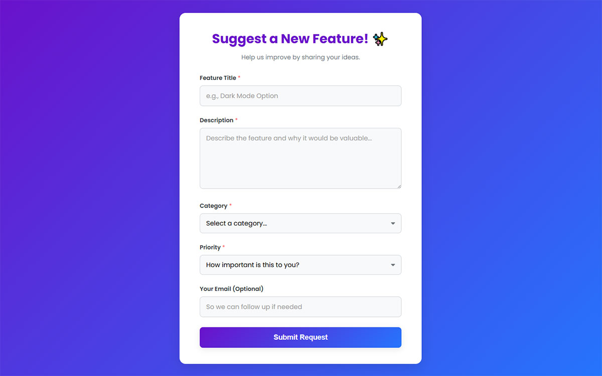 Feedback Form Templates to Gather Valuable Insights