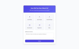 Examples of How Did You Hear About Us Templates