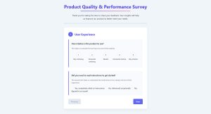 Survey Questions About Product Quality & Performance