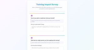 Training Survey Questions to Improve Learning