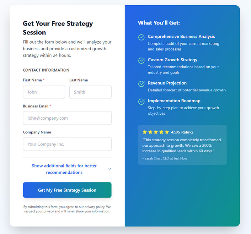 Choosing the Right Form Fields