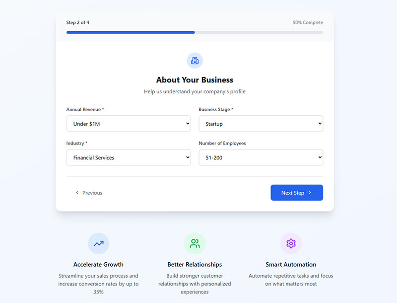 Progressive Profiling and Advanced Fields
