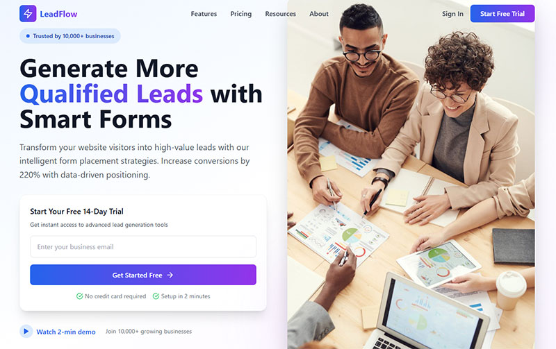Strategic Placement on Your Website