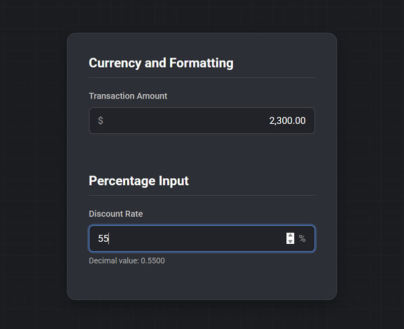 Currency and Formatting