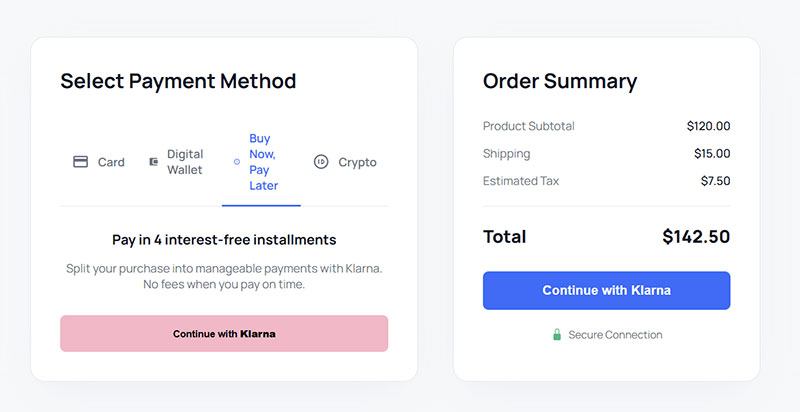 Popular Payment Integration