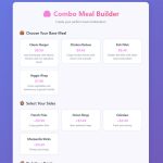 Food Order Form Templates