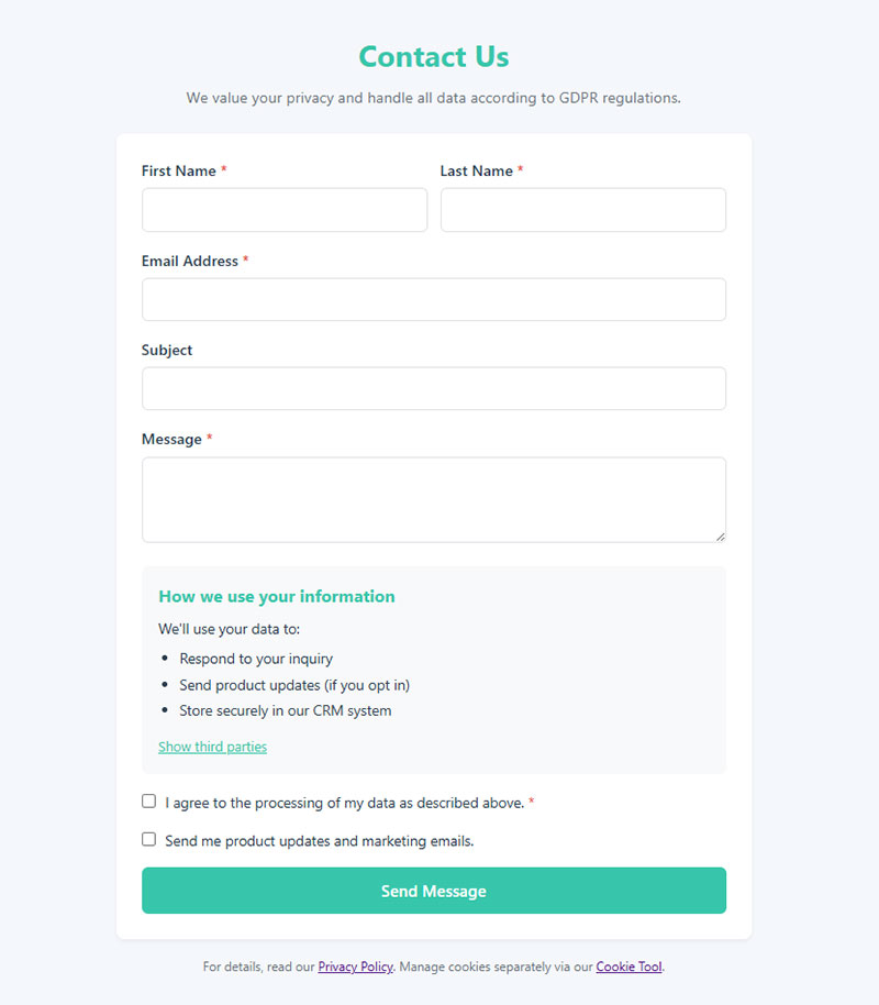 Form Design Components
