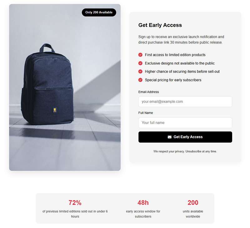 Limited Edition Items