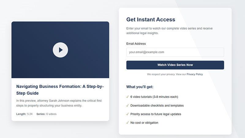 video tutorial series