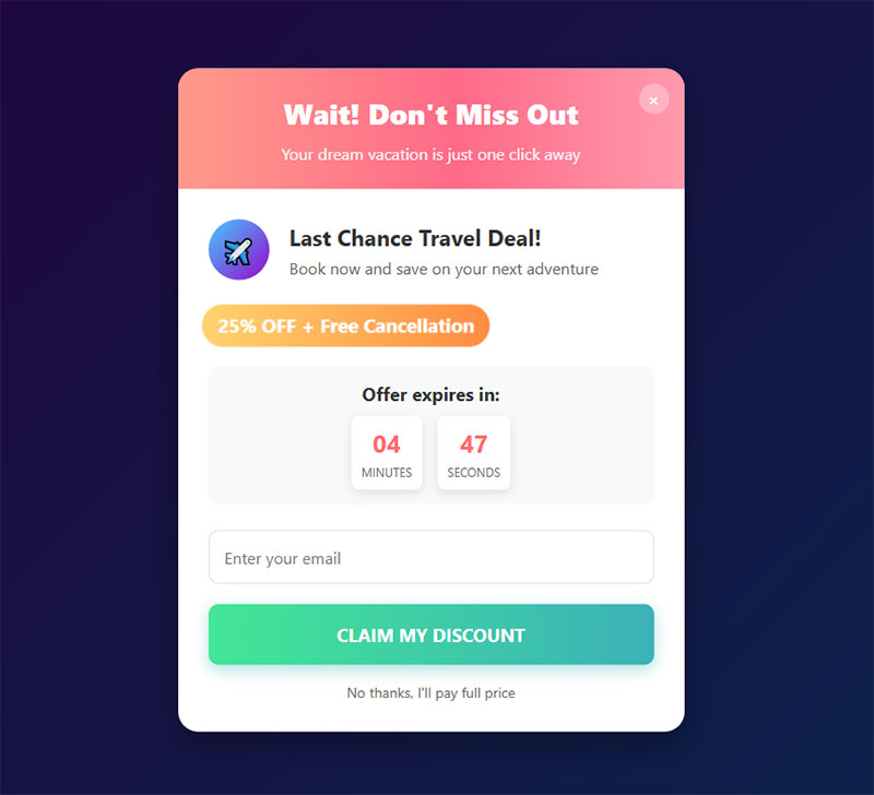 Exit-Intent Strategies