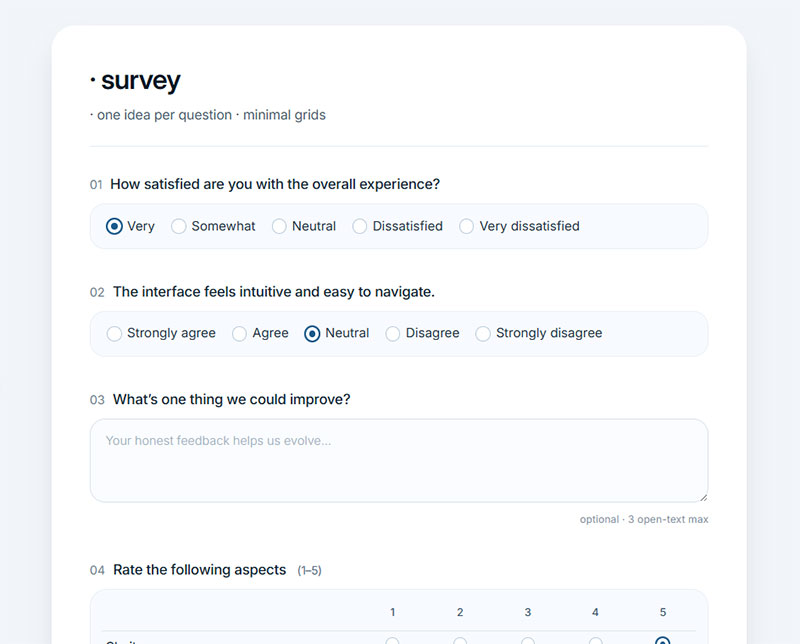 How to Design Questions That Reduce Fatigue