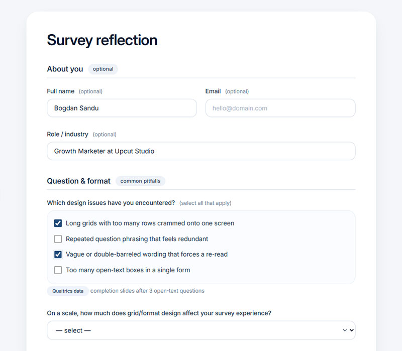 What Causes Survey Fatigue