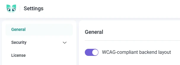 IvyForms General settings showing WCAG-compliant layout slider enabled.