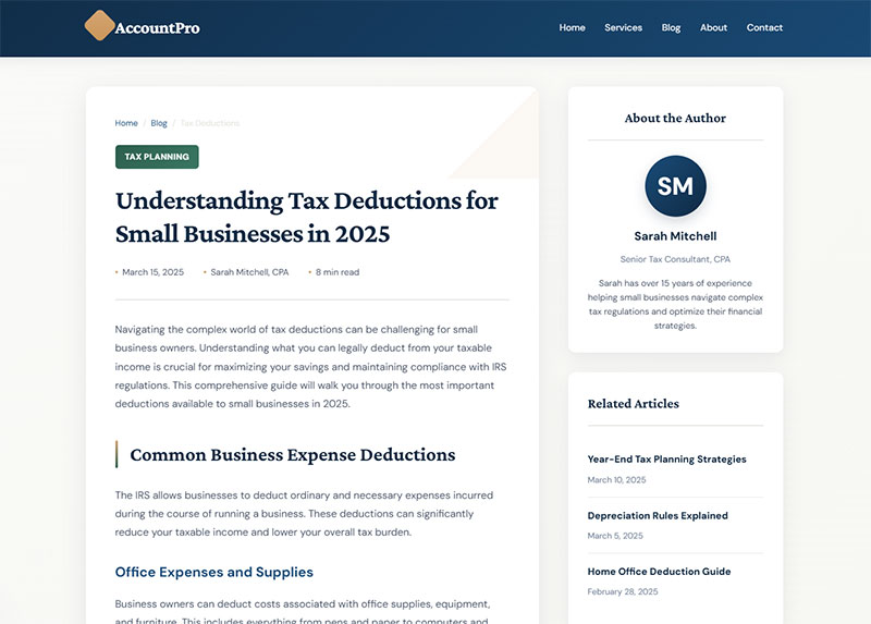 How Do Blog Posts Generate Organic Traffic for Accounting Firms