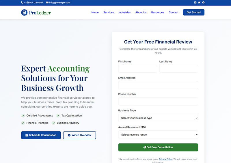 What Website Features Convert Visitors into Accounting Leads
