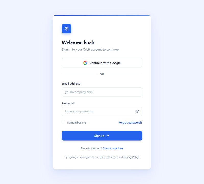What Does a Bootstrap Login Form with Social Login Buttons Look Like