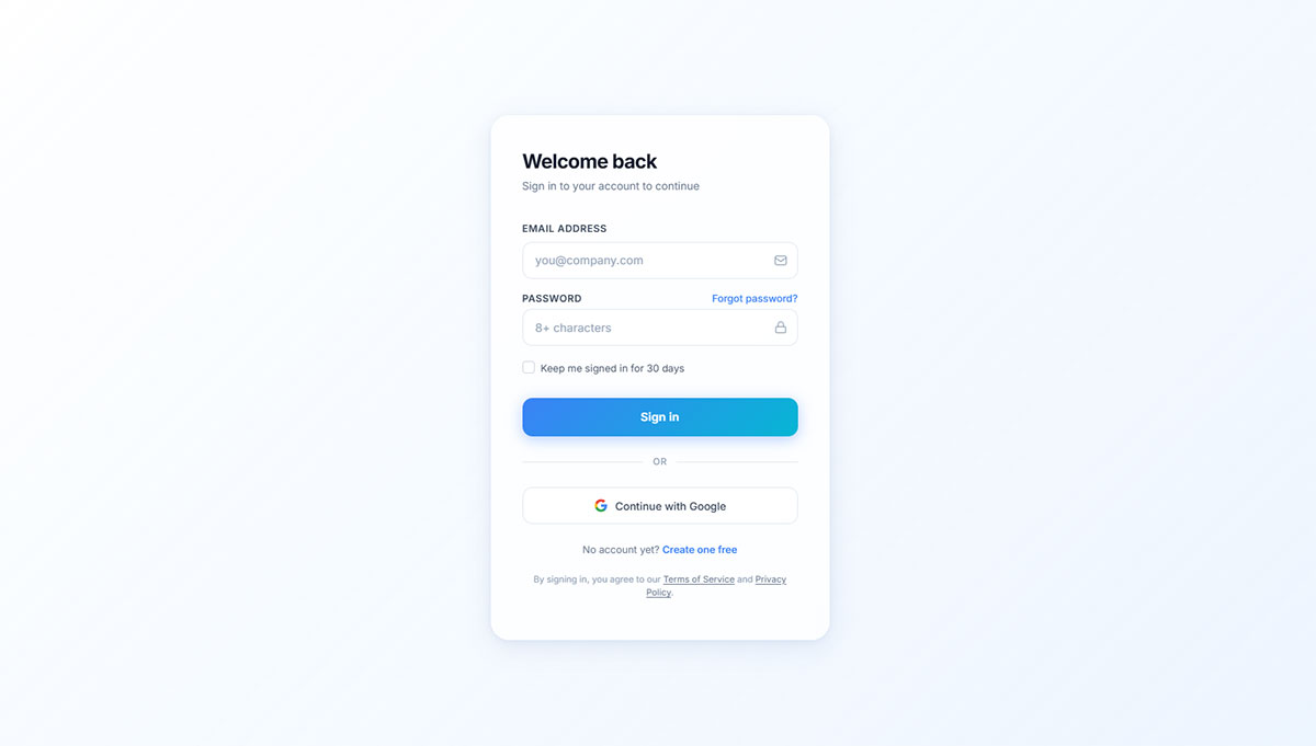 Stunning Examples of Bootstrap Login Forms