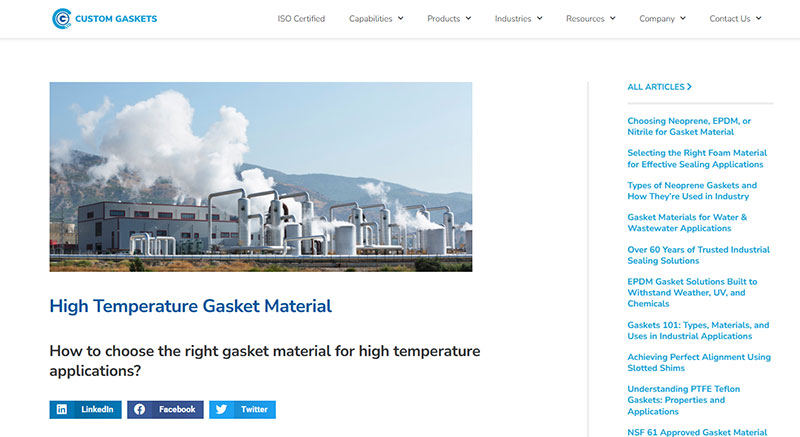 Application Guides and Material Comparisons
