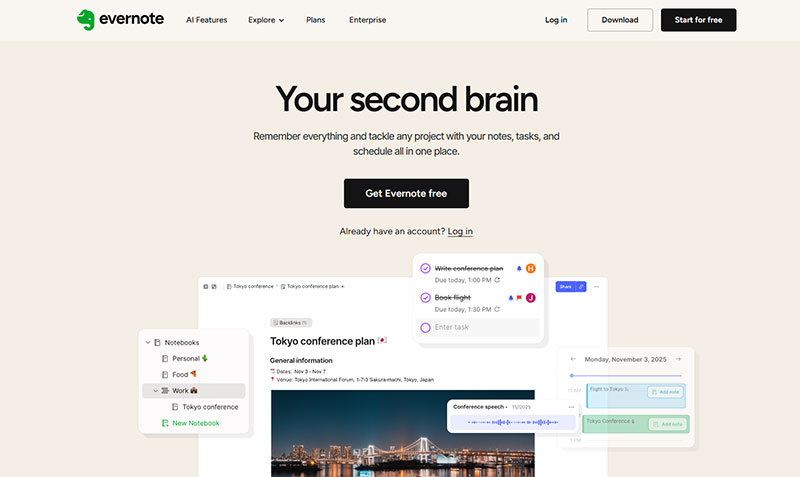 What CTA Does Evernote Use