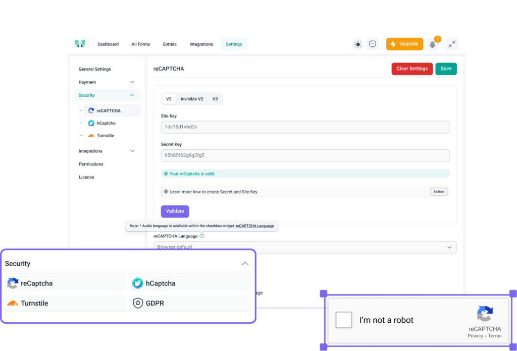 ivyforms spam protection