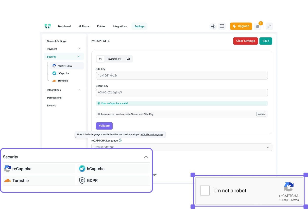ivyforms spam protection