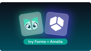 IvyForms and Amelia integration blog cover image