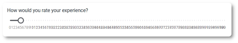 Slider field with overcrowded grid numbers caused by a low step value