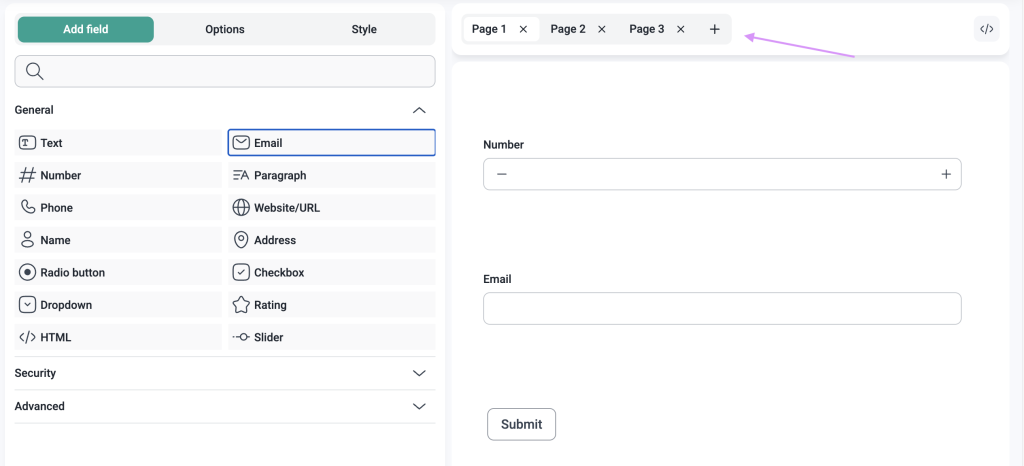 multi-step forms ivyforms