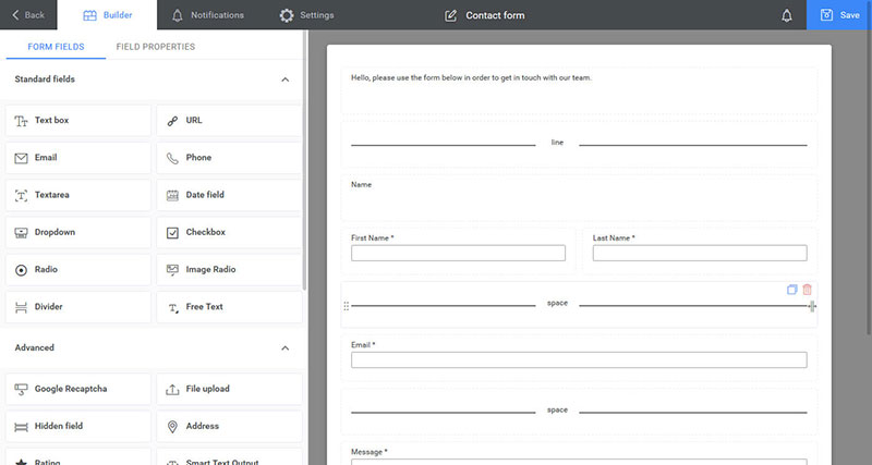 Kali Forms