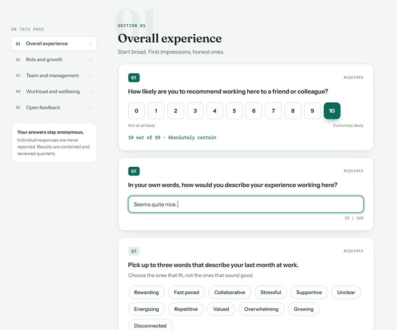 Open-Ended Question Formats