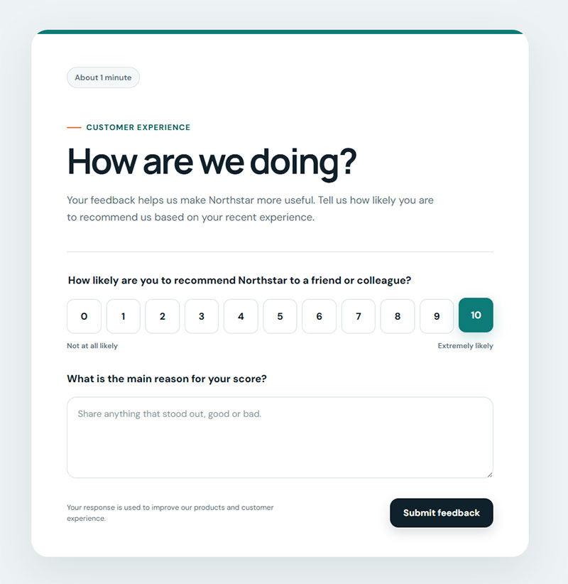What Is the Standard NPS Survey Question Format