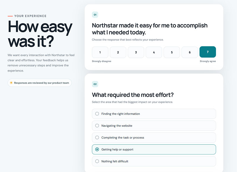 Which Customer Effort Score Questions Work Best for Websites