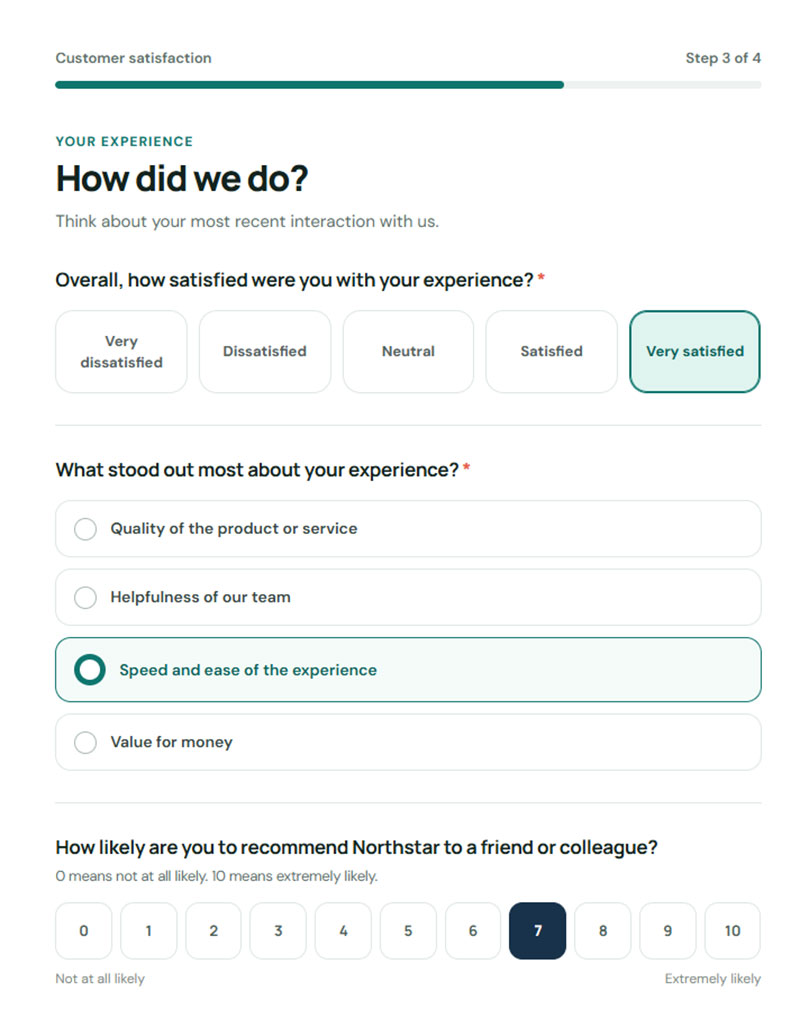Which Customer Satisfaction Questions Work Best for Websites