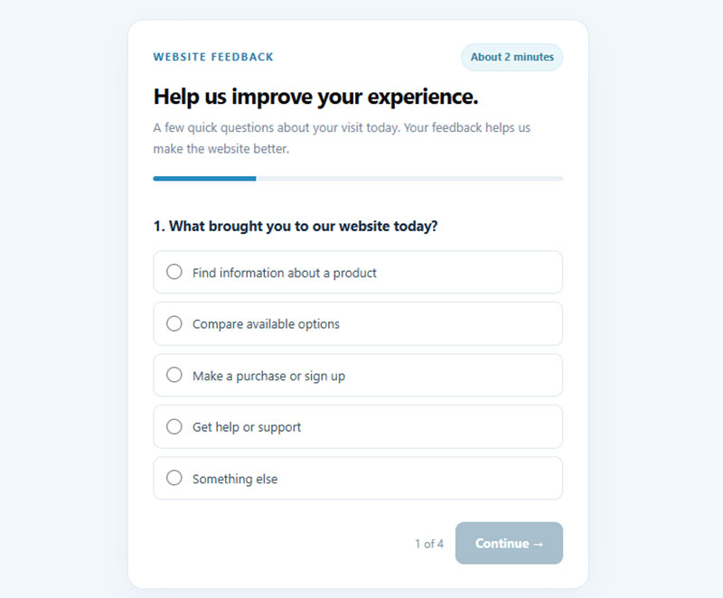 How long should the survey be, and how should the questions be worded
