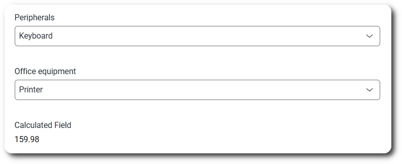 Calculated Field showing an automatic total on the front end of an IvyForms form
