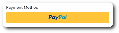 PayPal button displayed in an IvyForms Payment Method field